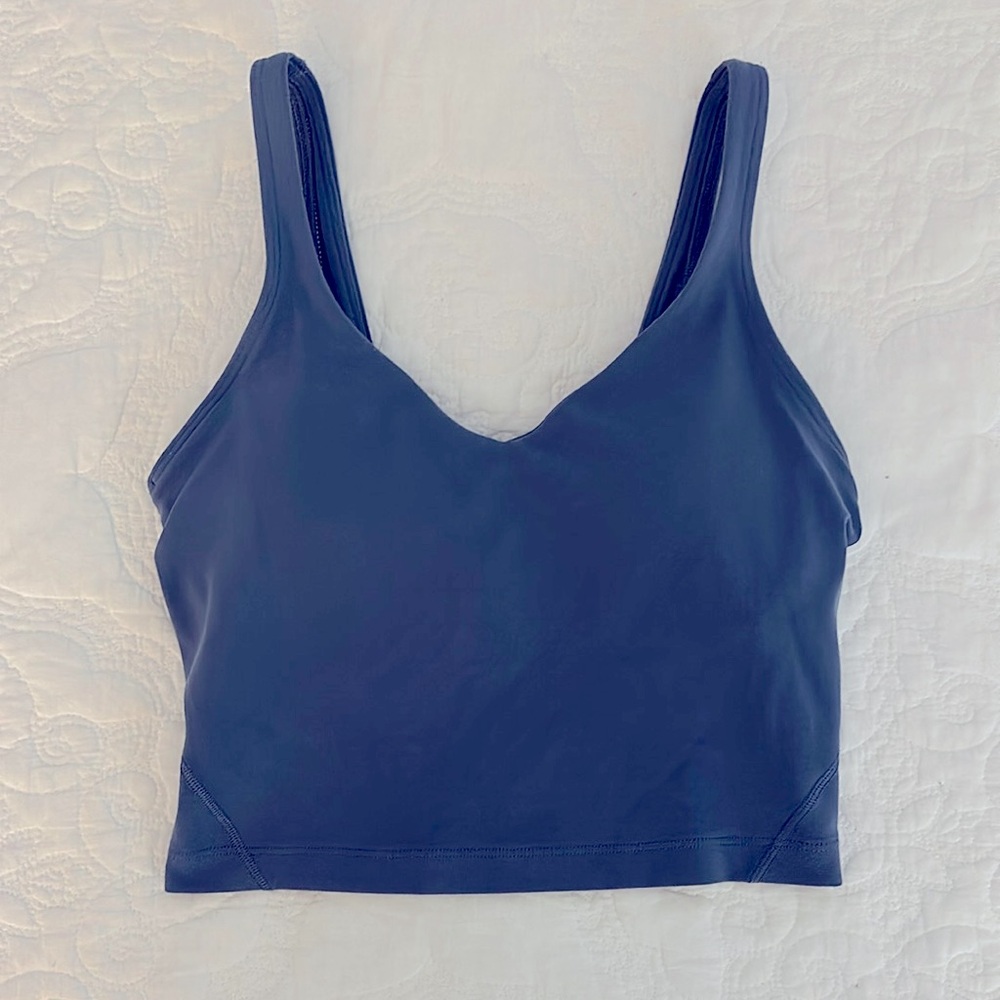 Lululemon Align Tank Top Women’s Size 2 Pitch Blue Light Support A/B Cups